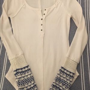 Free People Alpine Knit Thermal Top